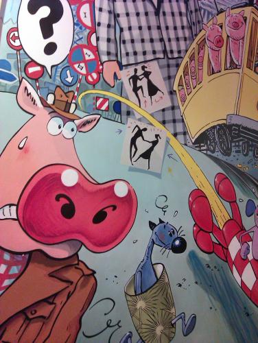 Cette vache en a vu d'autres ! ! ! Par Jehan de Moor, usant de son personnage préféré, Pi 3.14 l'agent secret.